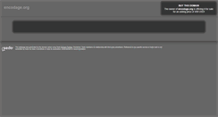 Desktop Screenshot of encodage.org